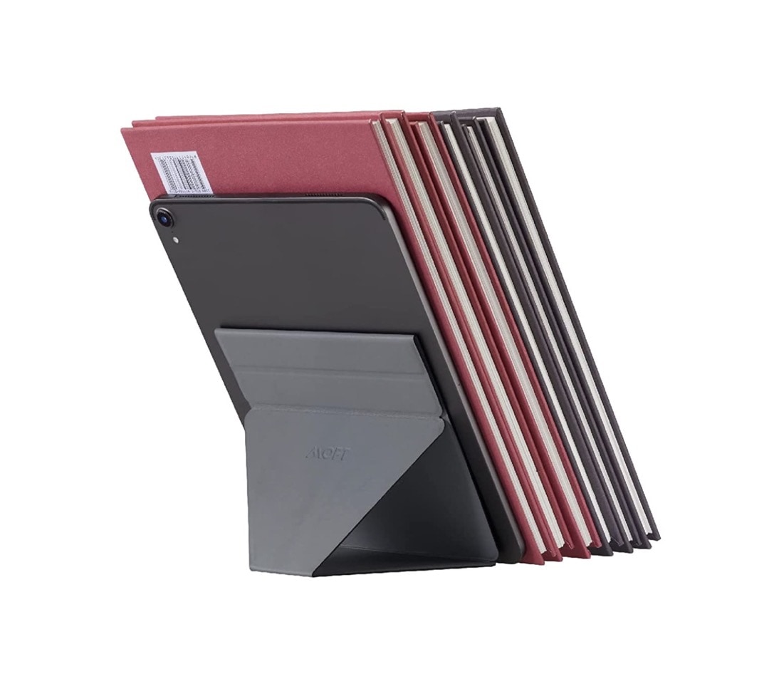 Invisible origami stand for e-readers